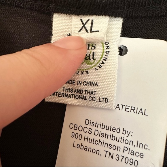 NEW This & That XL Patchwork Embroidered Long Sleeve Top Tunic Boho Hippie Fall - Picture 12 of 13